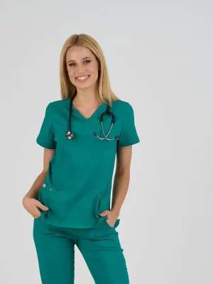 Ženska bluza Super Stretch – Zelena - BTS medicinske uniforme