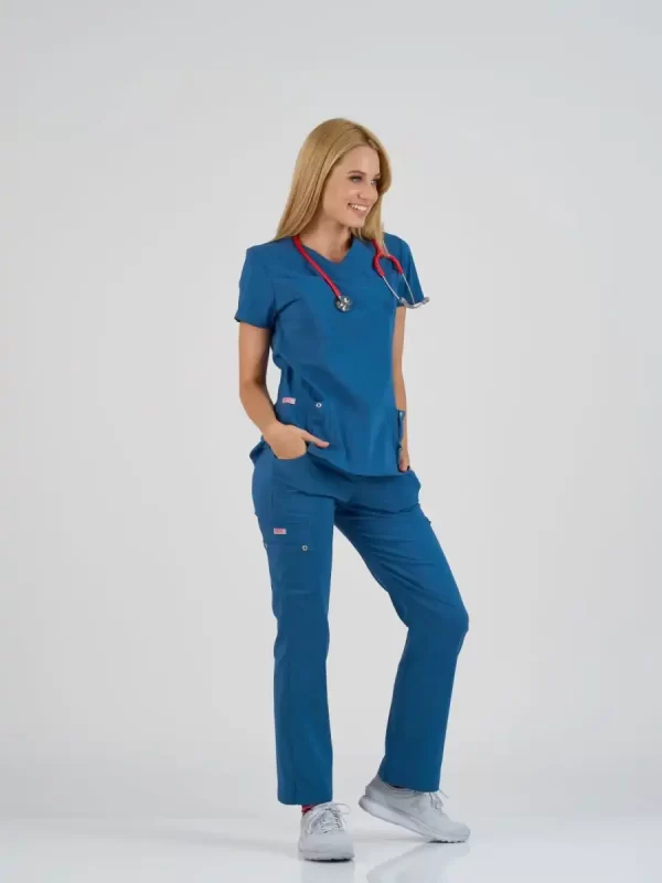 Ženske Pantalone Super Stretch - Petrolej - BTS medicinske uniforme