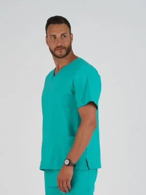 Muška bluza Super Stretch – Azzuro Mint - BTS medicinske uniforme