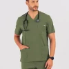 Muška bluza Super Stretch – Maslinasto zelena - BTS medicinske uniforme