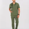 Muška bluza Super Stretch – Maslinasto zelena - BTS medicinske uniforme