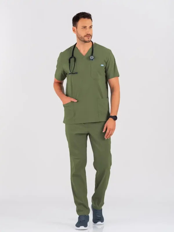 Muška bluza Super Stretch – Maslinasto zelena - BTS medicinske uniforme