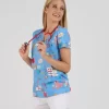 Ženska Bluza Print – Sky - BTS medicinske uniforme