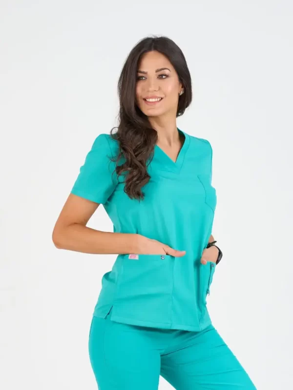 Ženska bluza Dada – Azzuro Mint - BTS medicinske uniforme