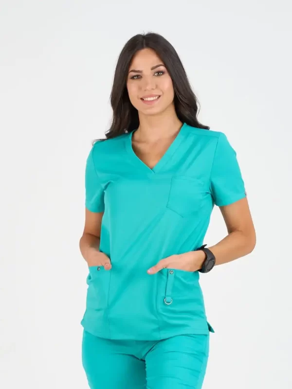 Ženska bluza Dada – Azzuro Mint - BTS medicinske uniforme