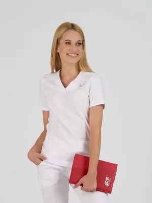 Ženska Bluza Mia - Bijela - BTS medicinske uniforme