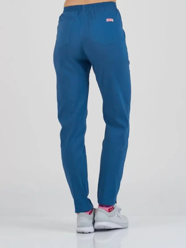 Ženske pantalone Super Stretch Slim - Petrolej - BTS medicinske uniforme