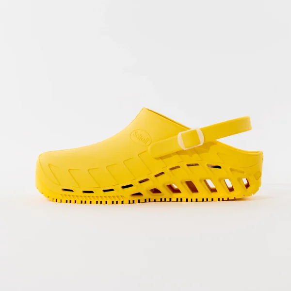Unisex Scholl klompe Evo - Žute