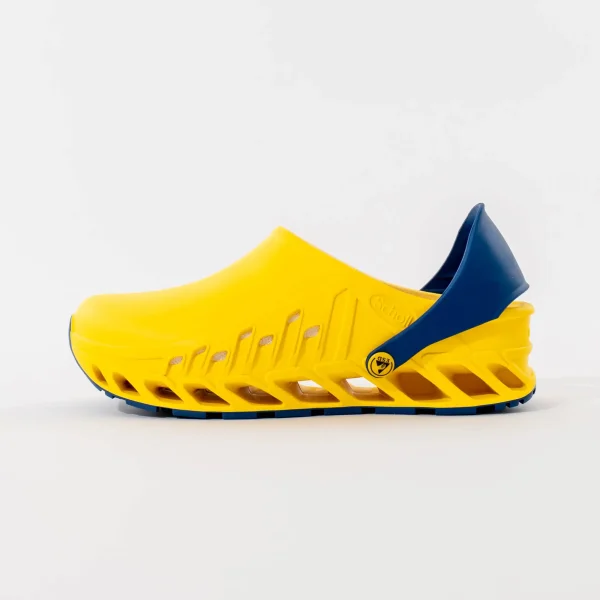 Unisex Scholl klompe Evoflex - Žute