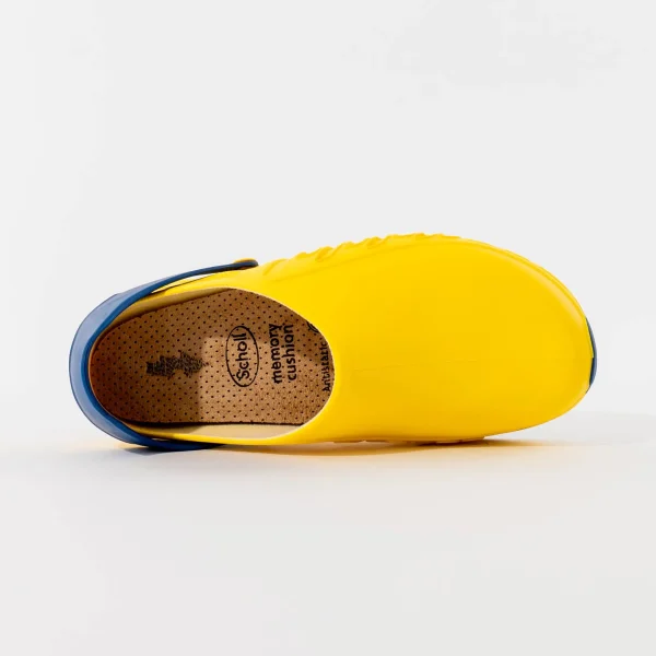 Unisex Scholl klompe Evoflex - Žute