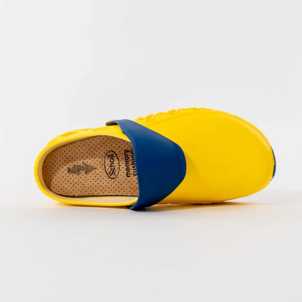 Unisex Scholl klompe Evoflex - Žute