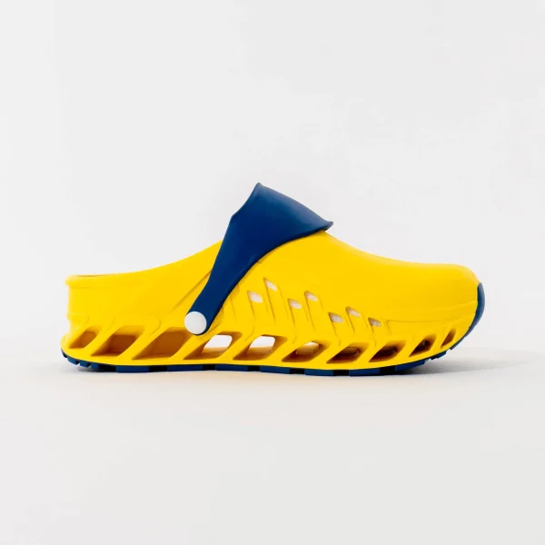 Unisex Scholl klompe Evoflex - Žute