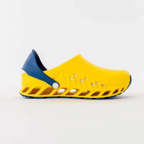 Unisex Scholl klompe Evoflex - Žute