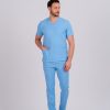 Muške Pantalone Super Stretch - Svijetlo plave