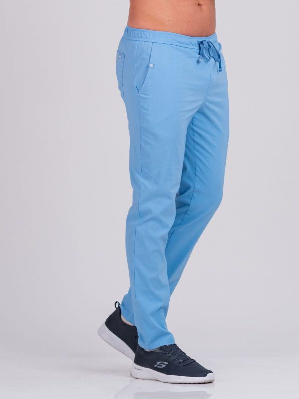 Muške Pantalone Super Stretch - Svijetlo plave