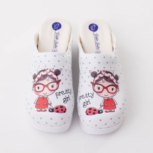 Dr. Mitra Air Max ženske klompe s motivom djevojčice, s anatomskim đonom