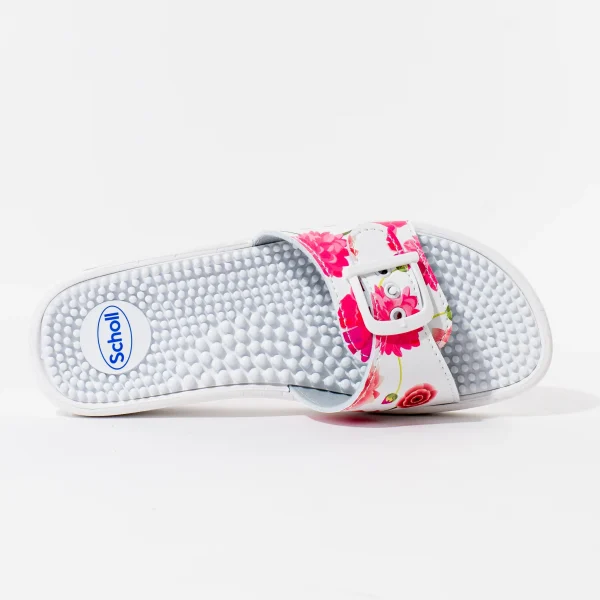 Ženske Scholl Papuče New Massage - Pink cvjetne