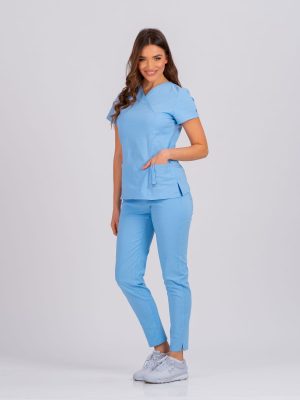 Ženske Super Stretch slim pantalone - Sky blue