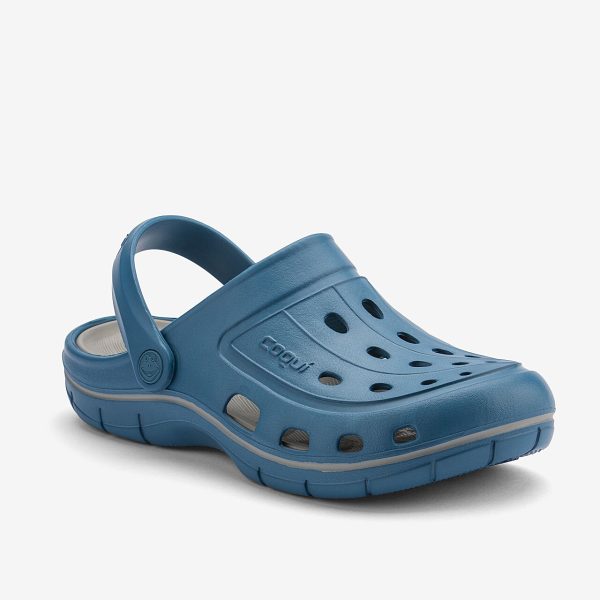 Muške klompe jumper - Plavo sive