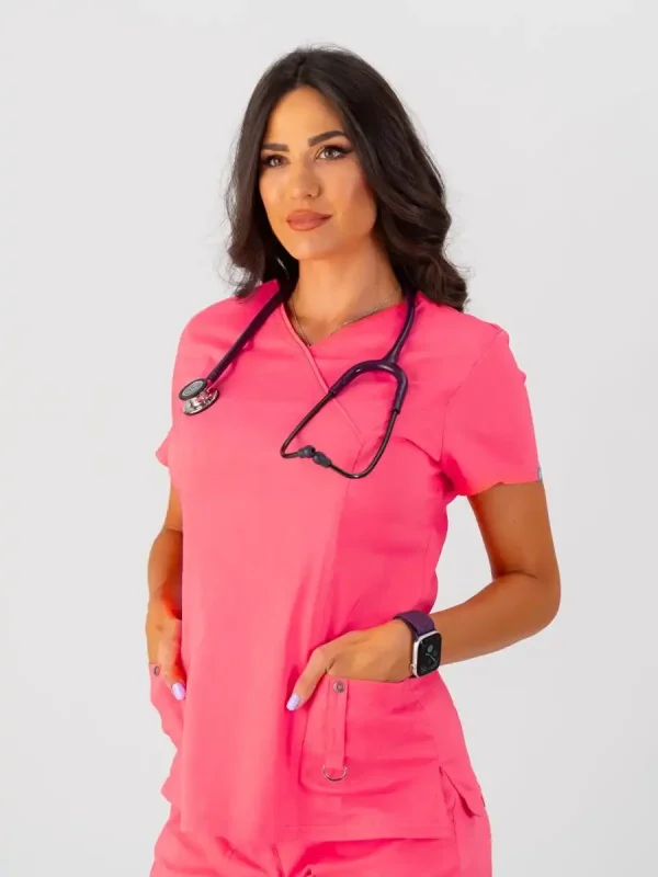 Ženska Bluza Super Stretch - Neon Coral