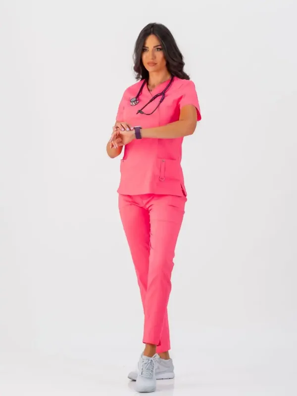 Ženska Bluza Super Stretch - Neon Coral