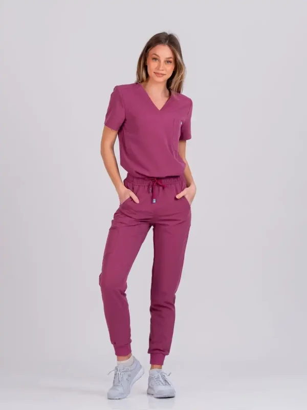 Ženske pantalone Hero Sport - Burgundy