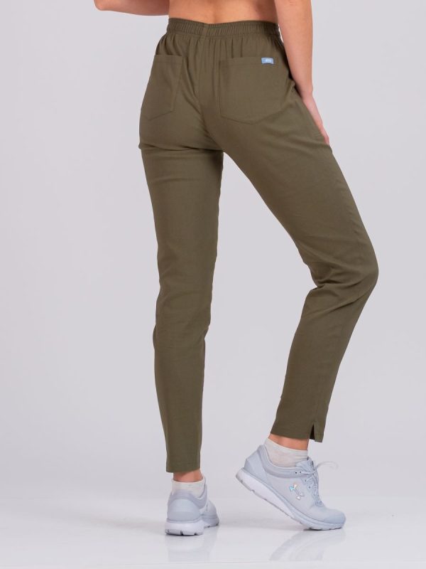 Ženske Super Stretch slim pantalone - Hunter Green