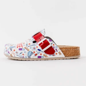 Ženske klompe soft foam print - Nurse
