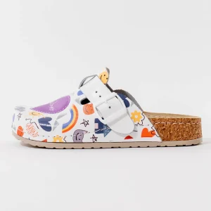 Ženske klompe soft foam print - Teacher