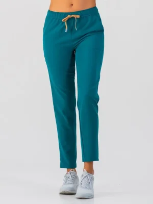 Ženske Pantalone Ella - Teal Green