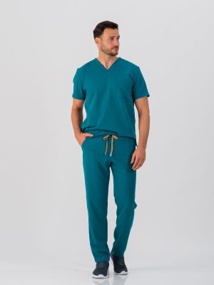 Muške pantalone Hero - Teal Green